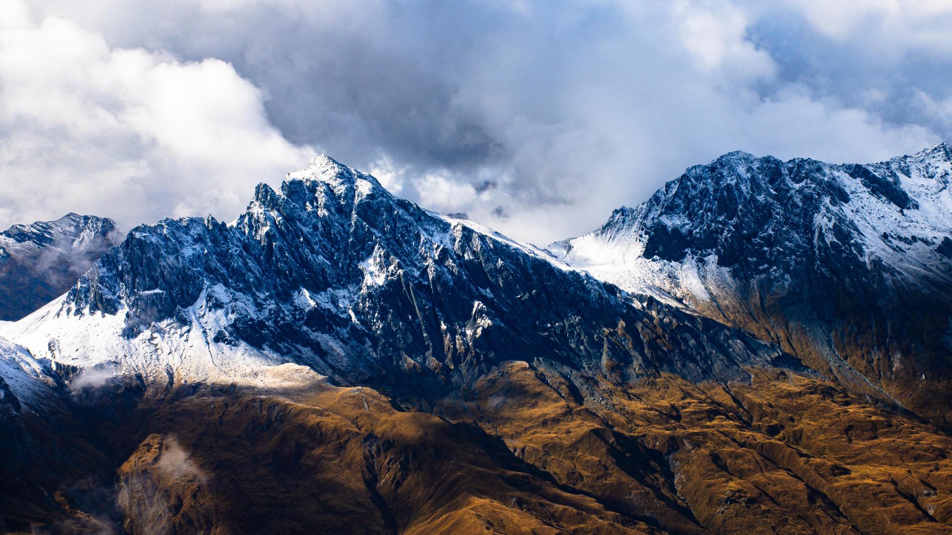 自然 风景 雪 云 新西兰 峡湾国家公园 山脉 悬崖 电脑 手机壁纸 5408×3600
