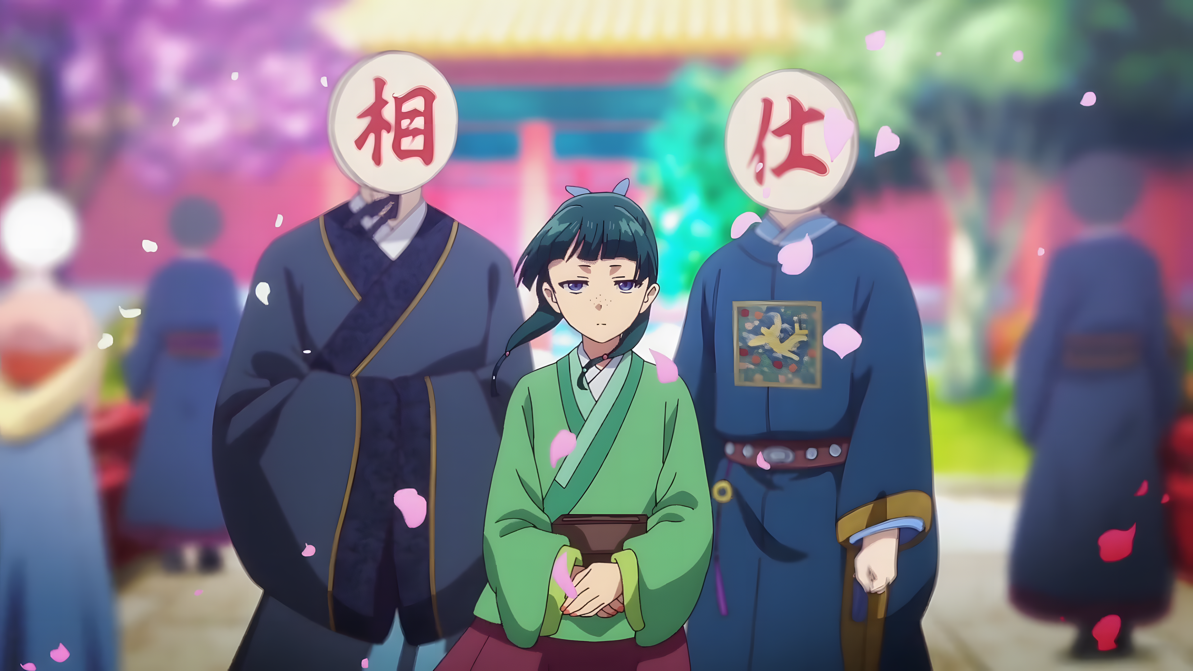 绿头发 药师日记 毛毛 动漫 动漫女孩 电脑 4K高清壁纸 3840×2160