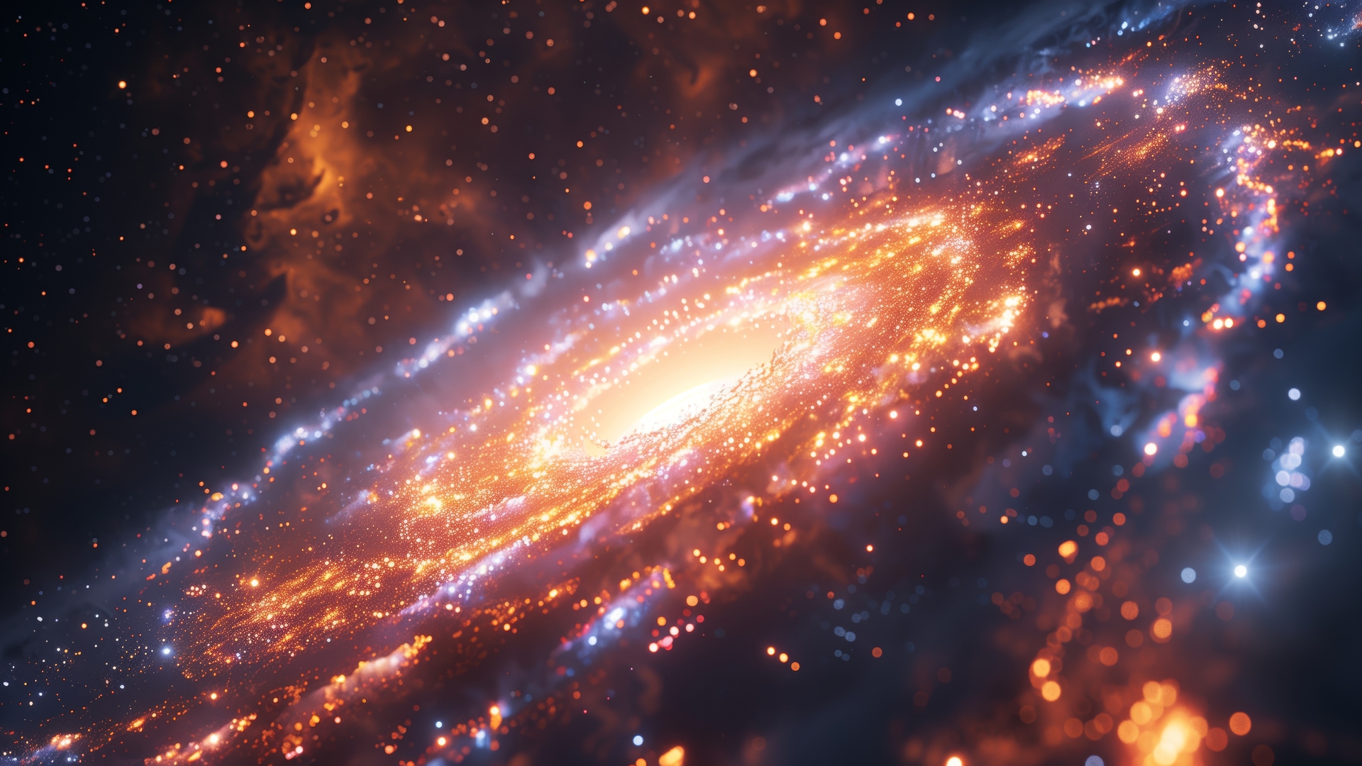 热门空间 螺旋 星星 宇宙 电脑贴纸 4K贴纸 无水印壁纸 5824×3264