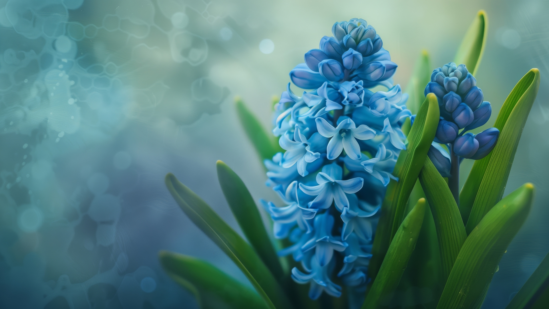 鲜花 风信子 蓝色 电脑贴纸 4K贴纸 无水印壁纸 5824×3264