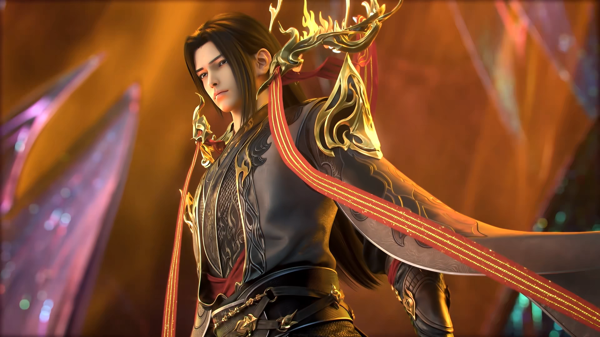 武动乾坤 动漫 男主角 电脑贴纸 4K贴纸 壁纸 3840×2160