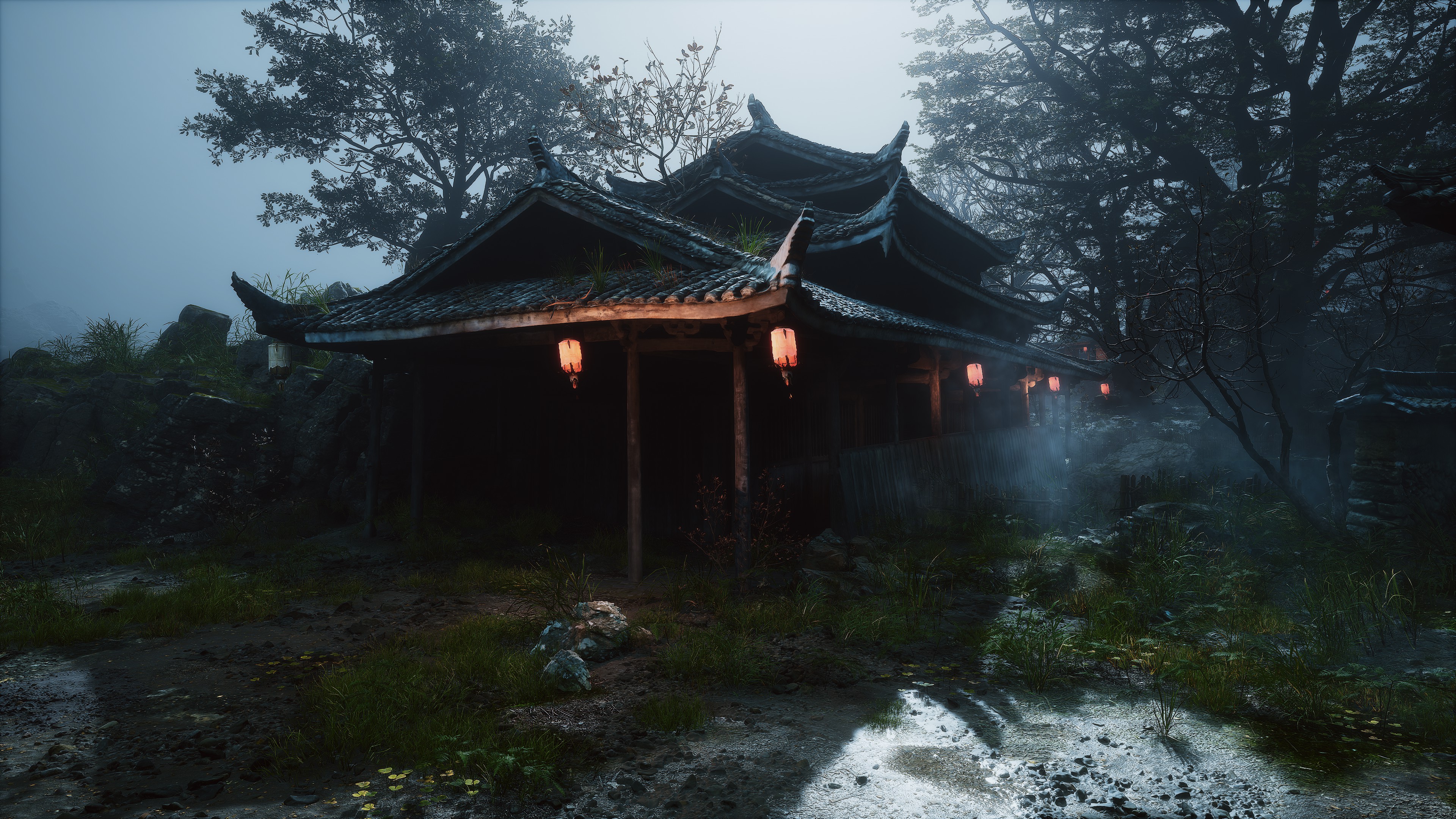 PC游戏 游戏科学 黑色神话 悟空 寺庙 手机壁纸 3840×2160