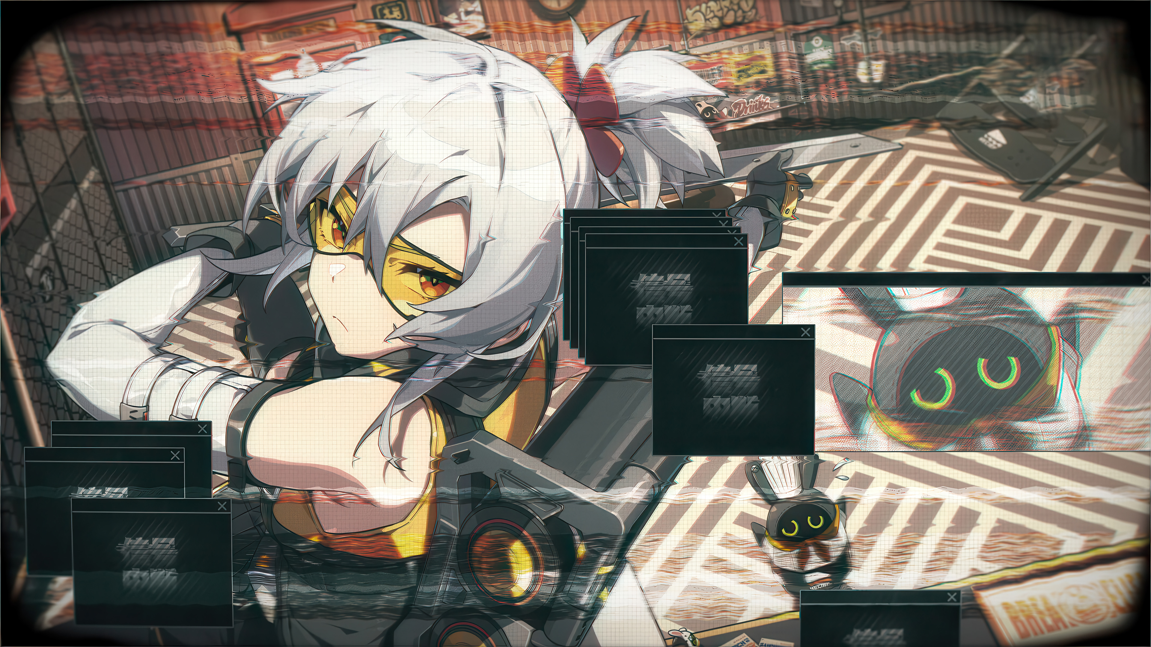 高清士兵 动漫 女孩 电子 游戏 艺术 无水印壁纸 3840×2160