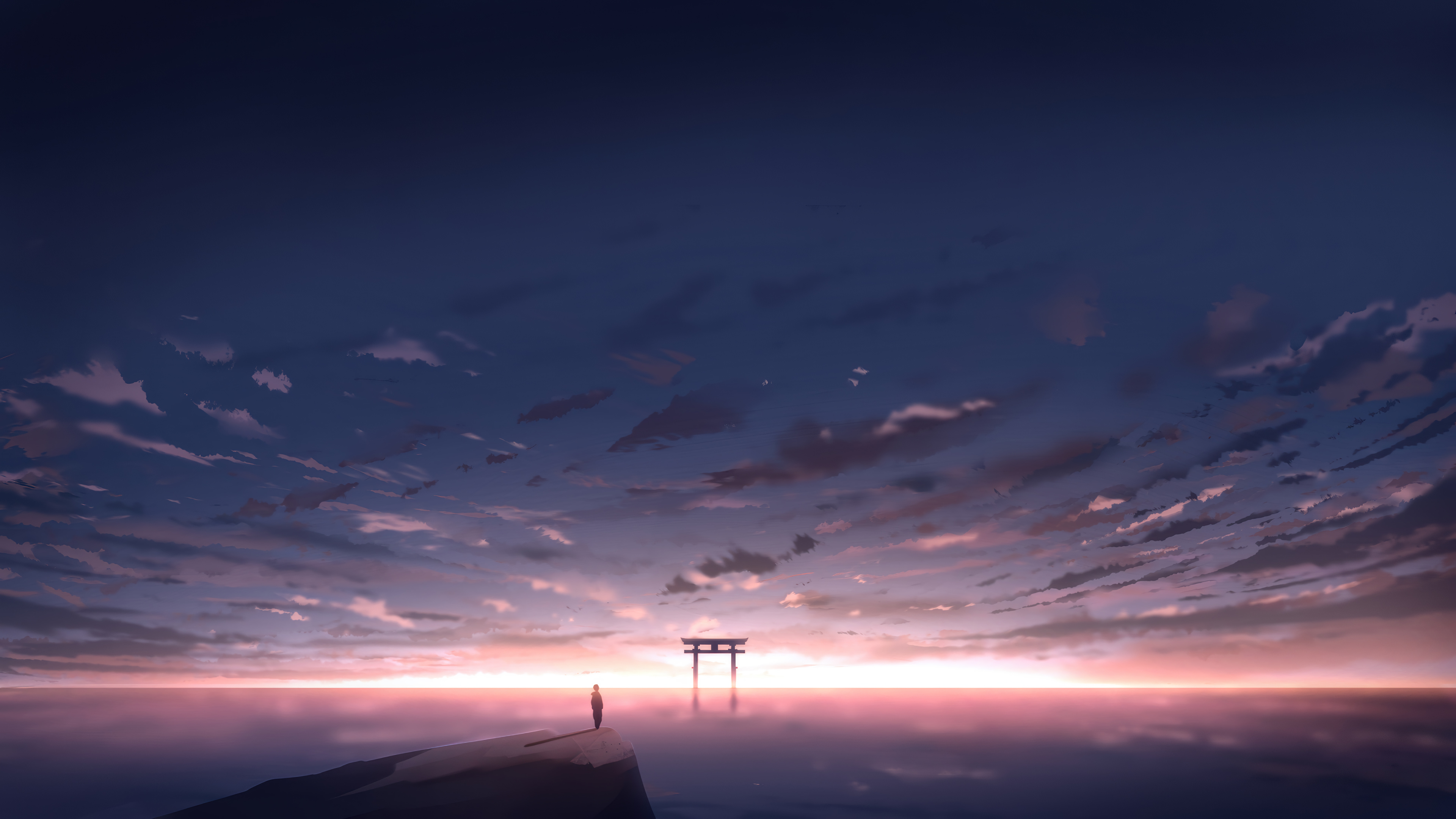 热门风景 地平线 日落 壁纸 3840×2160