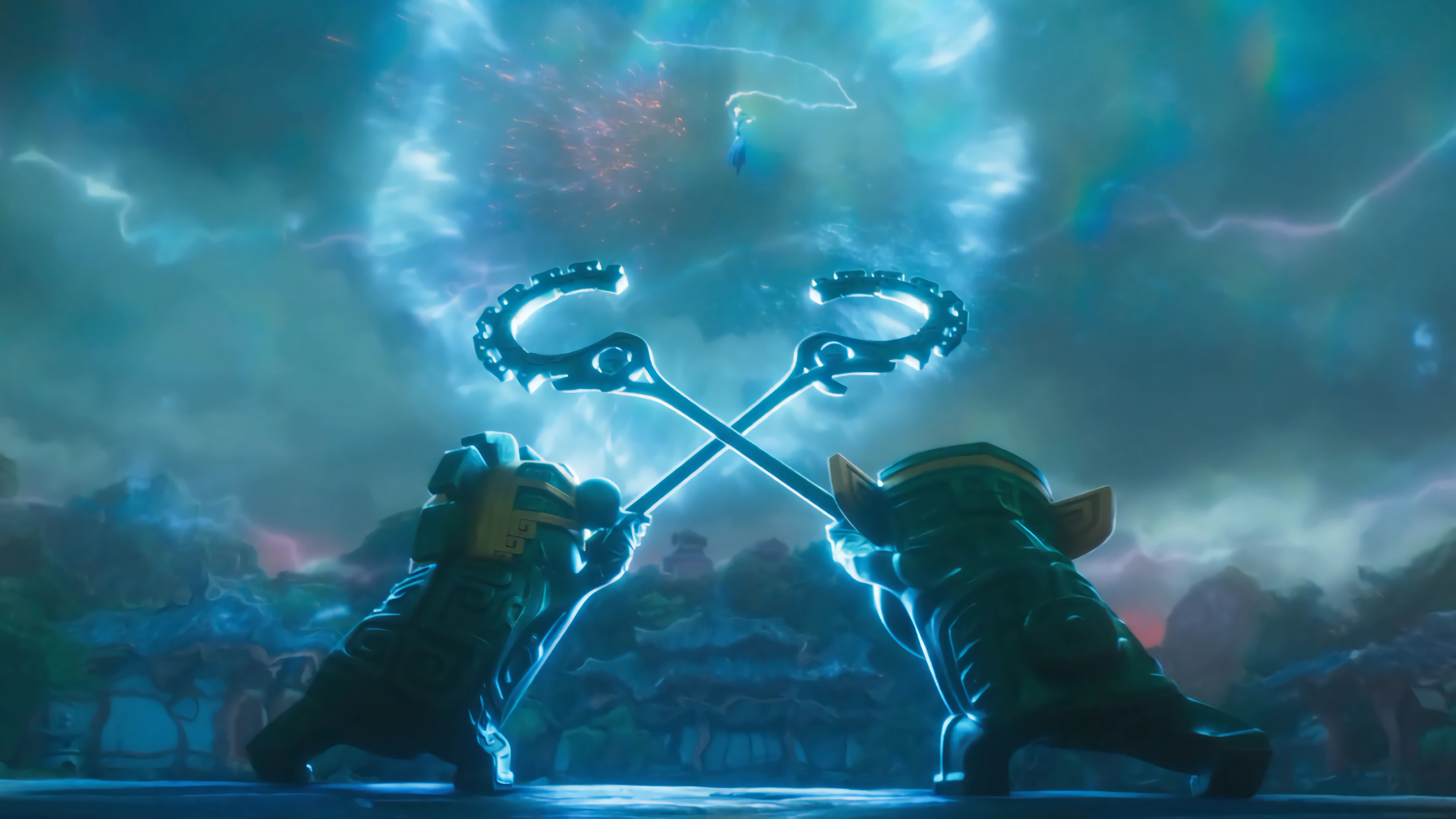 结界兽电脑 哪吒 魔童闹海 4K高清壁纸 3840×2160