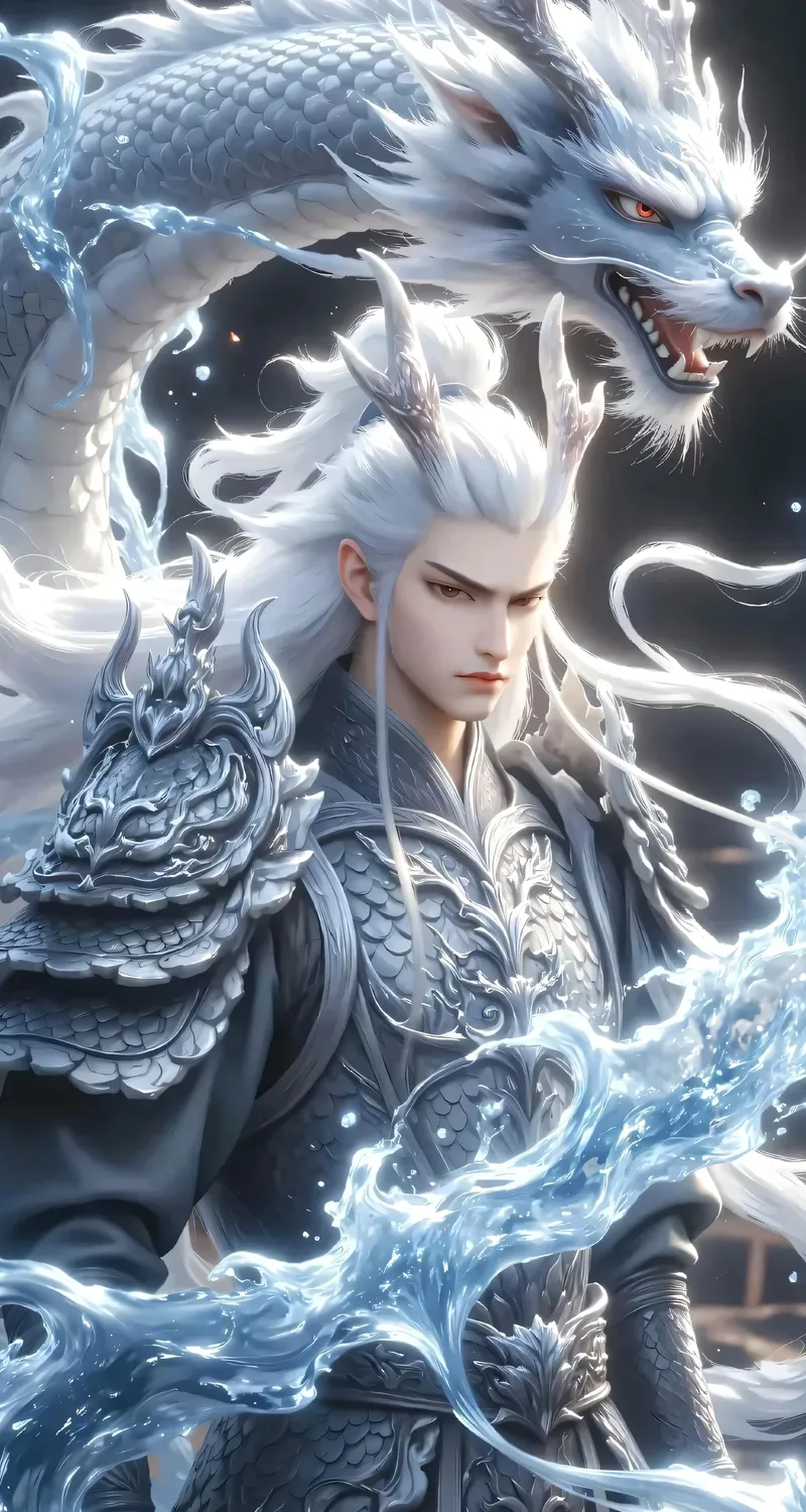 高清敖光 龙人 哪吒 魔童闹海 4K 图片 手机 高清壁纸 1772×3840