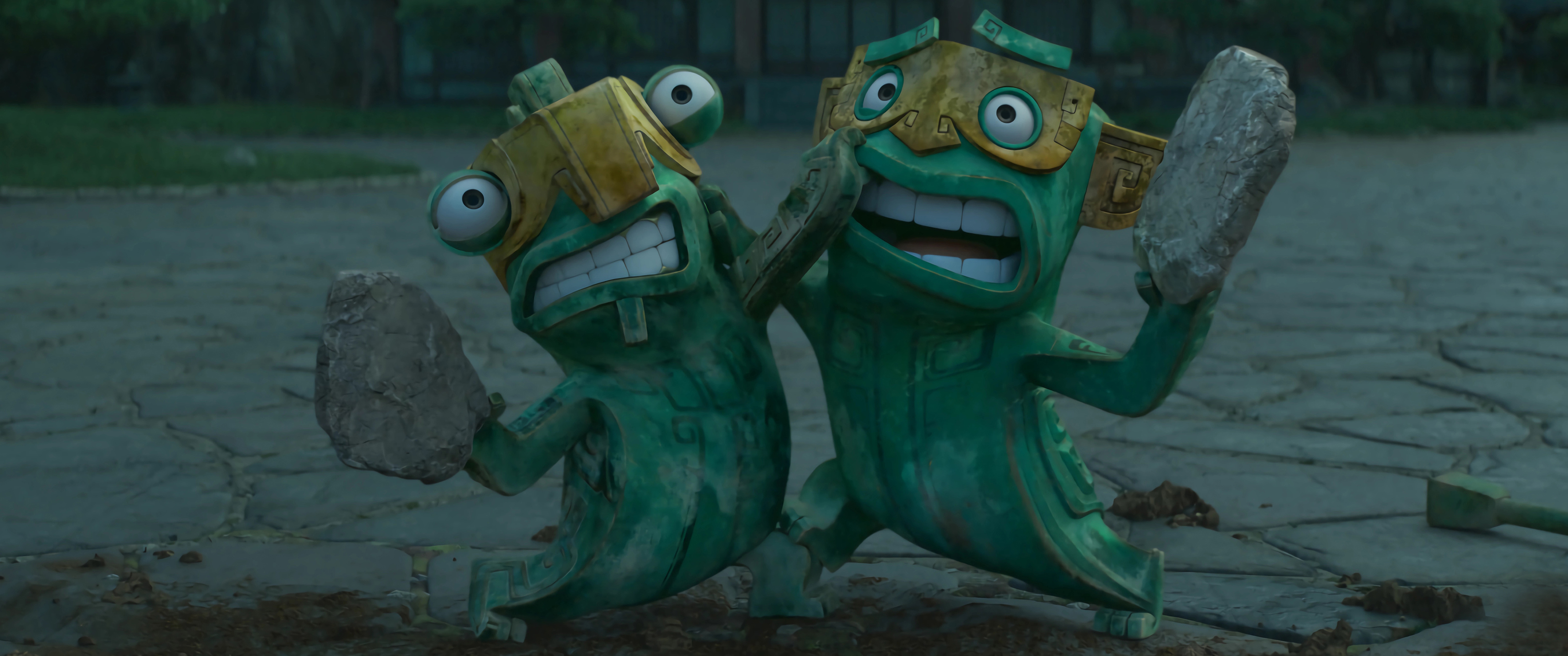 结界兽 搞笑 表情 带鱼屏 哪吒 魔童闹海 2K 4K高清壁纸 3440×1440
