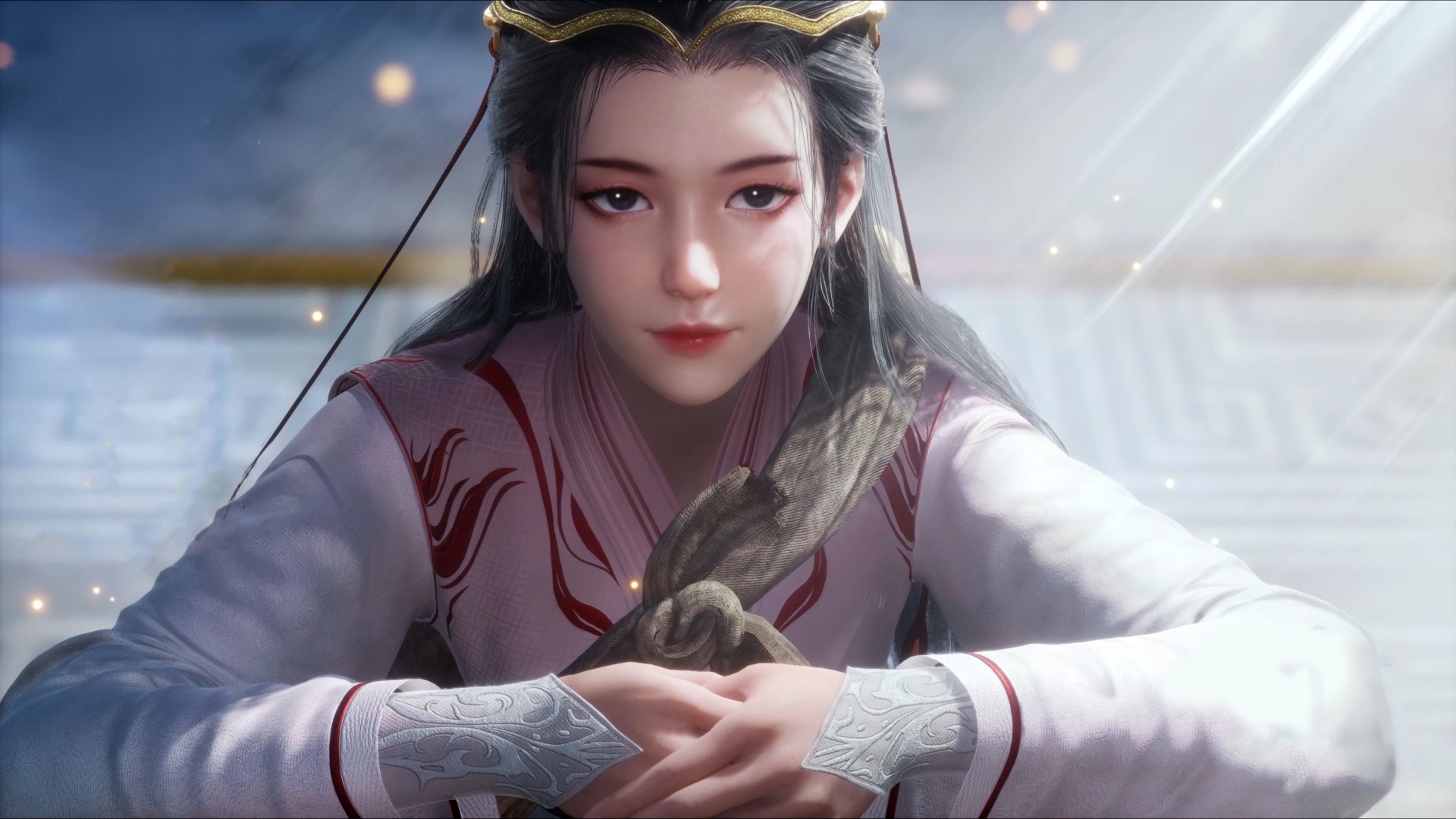师兄 酒壶 雨水 诗意 4K 电脑 壁纸 3840×2160