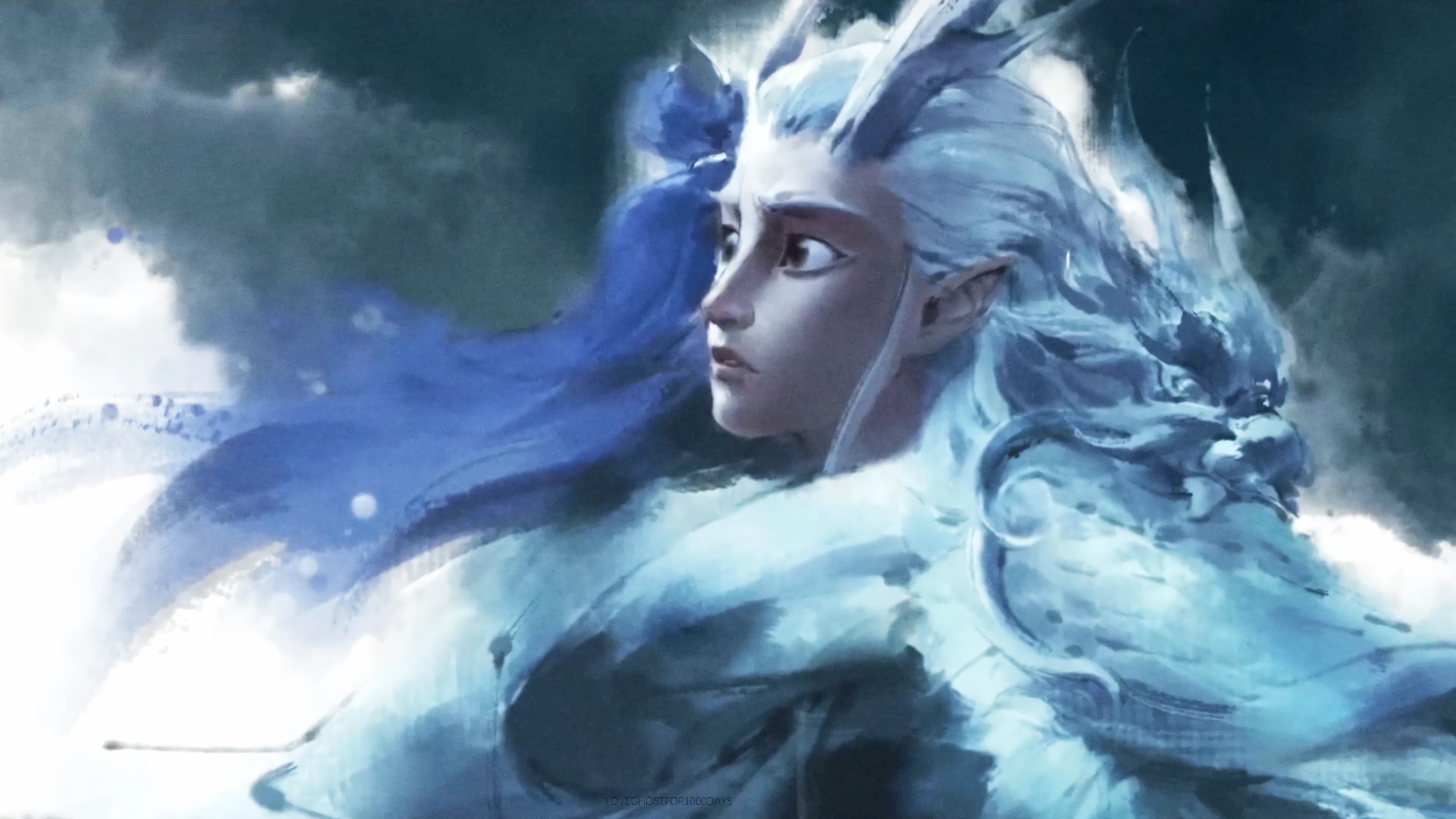 超清敖光 敖丙 父子 拥抱 4k魔童闹海 哪吒 高清壁纸 3840×2160