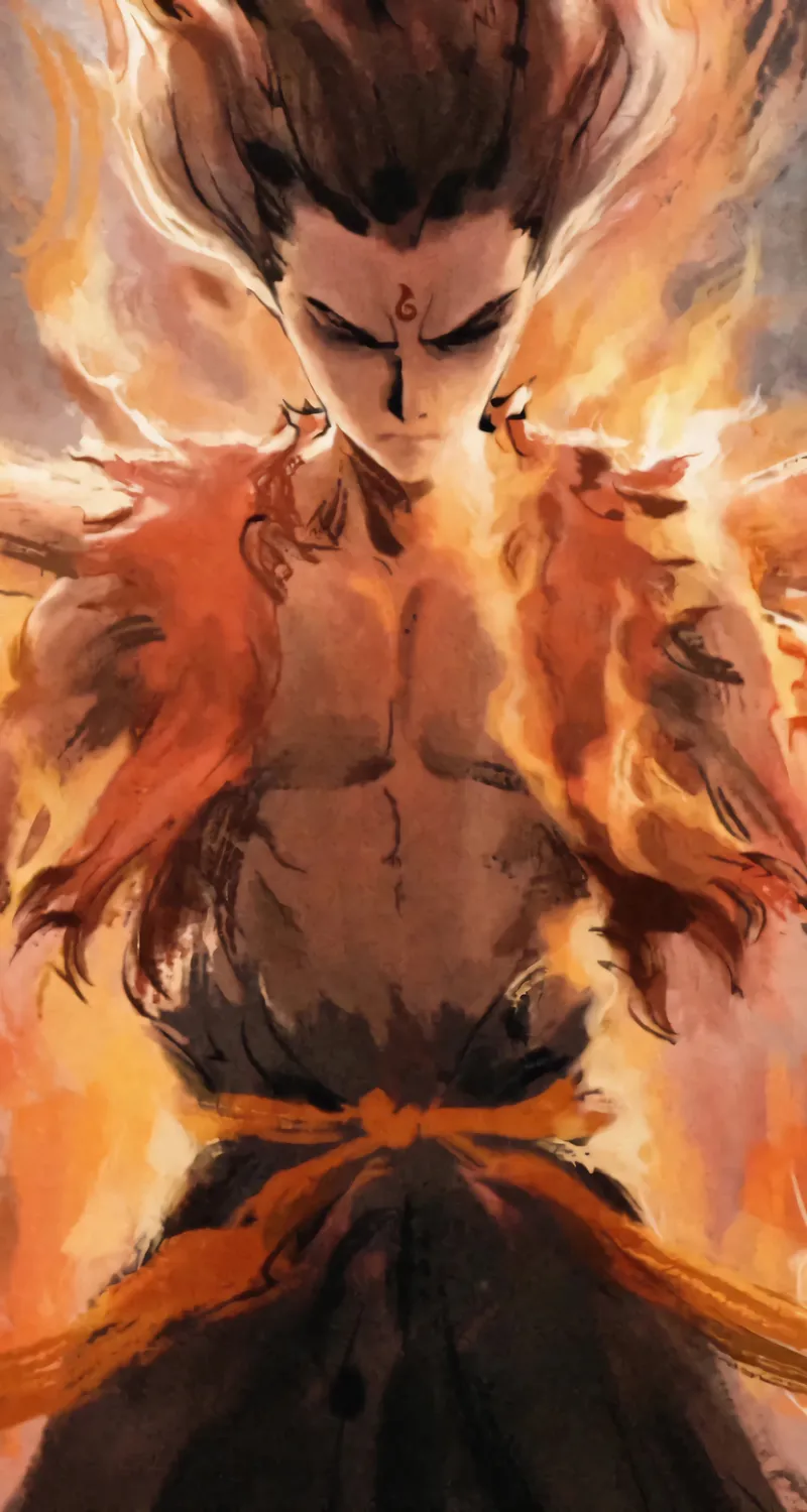 绝美哪吒 六臂 4k 手机竖屏 魔童闹海 手机2K 手机壁纸 3200×3840