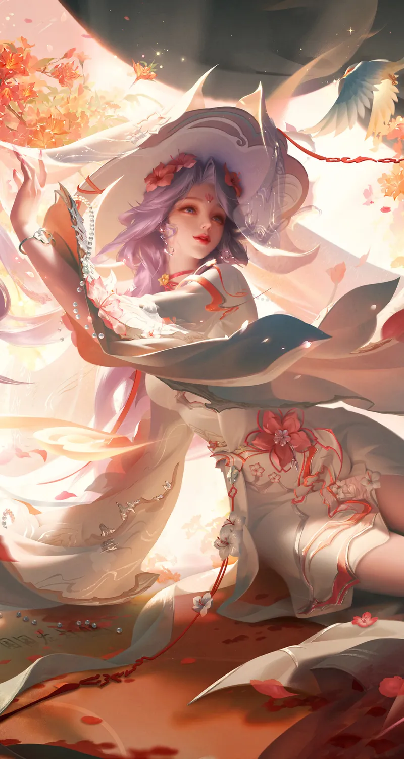 王者荣耀 王昭君 同人 唯美 4k 手机竖屏 手机1080P 4K高清壁纸 2160×3840