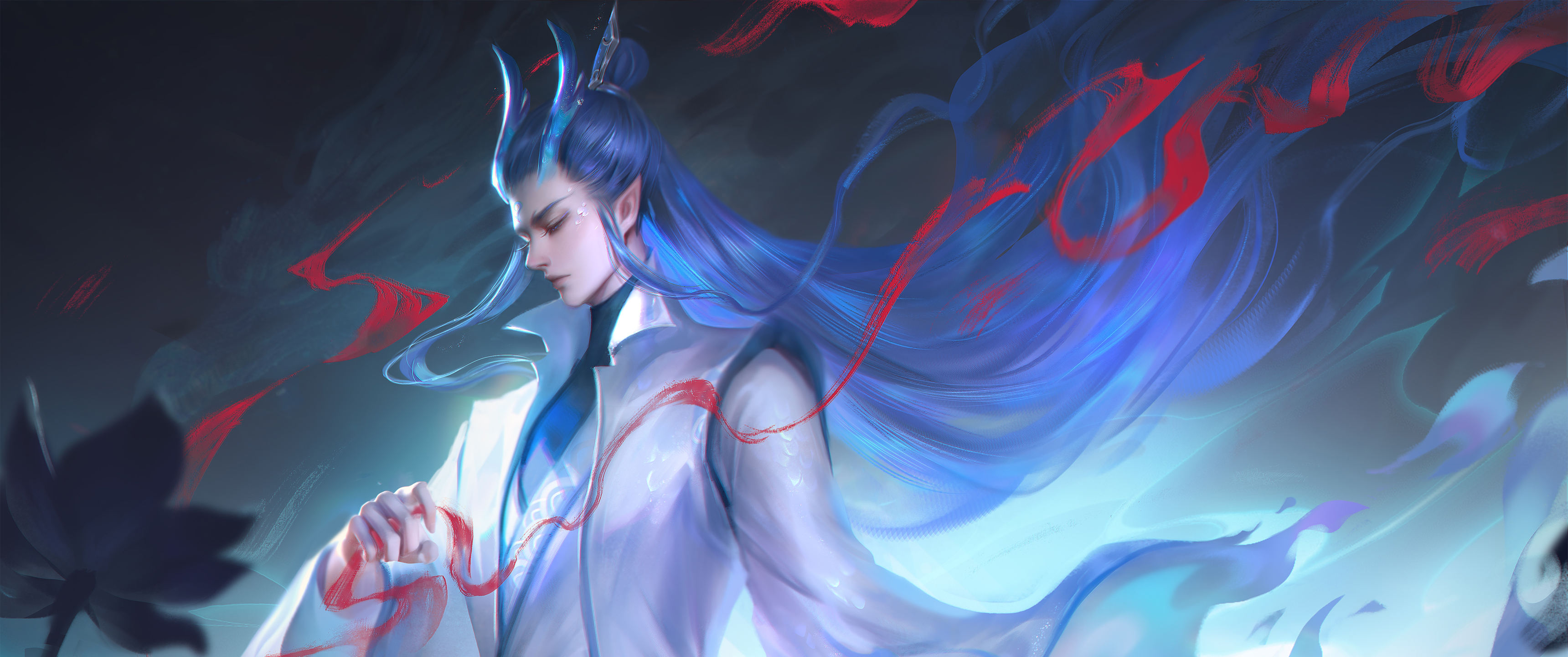 敖丙 高清 带鱼屏 哪吒 魔童闹海 2K 4K高清壁纸 3440×1440