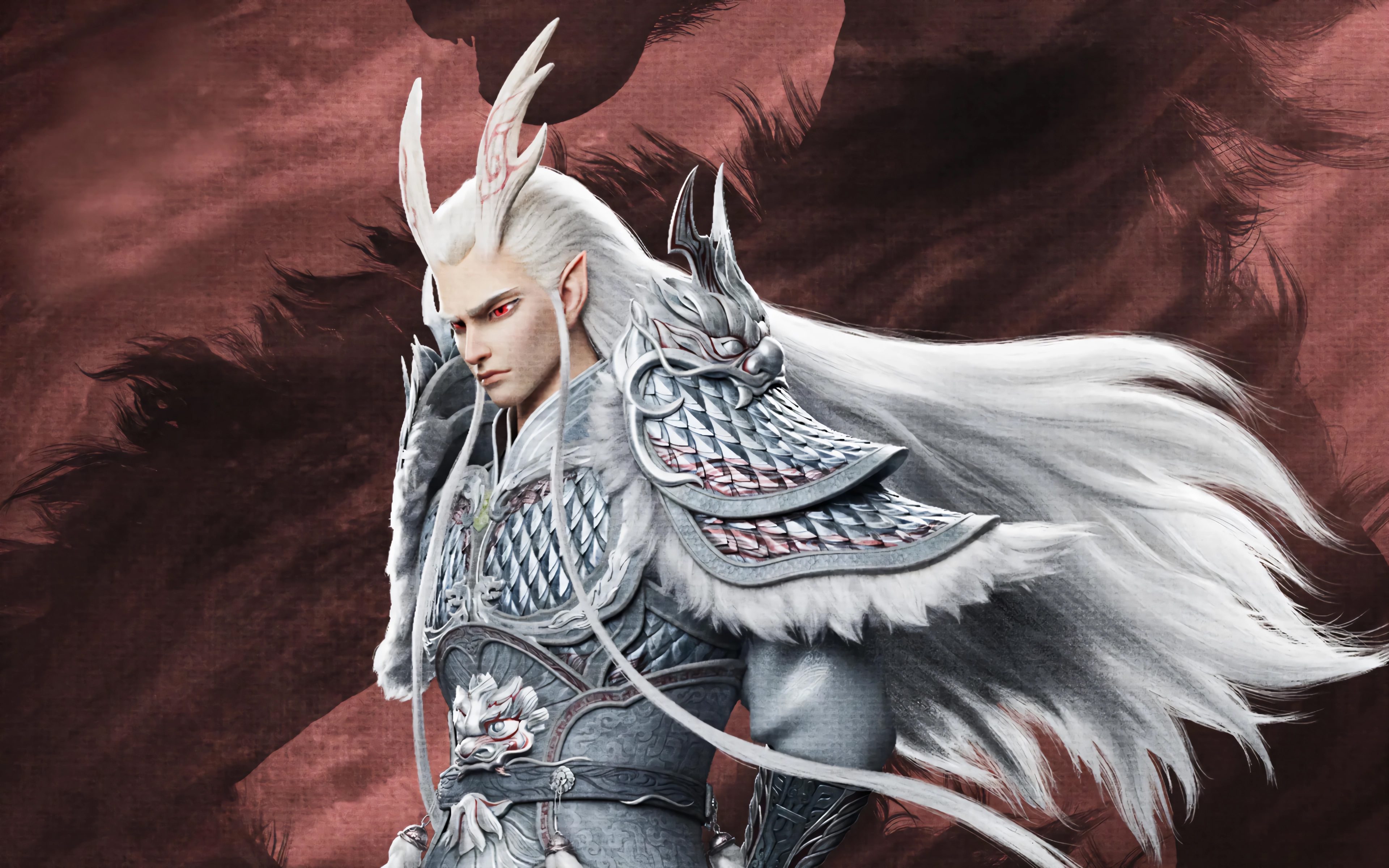 绝美敖光 龙族 专属 哪吒 魔童闹海 壁纸 3840×2400