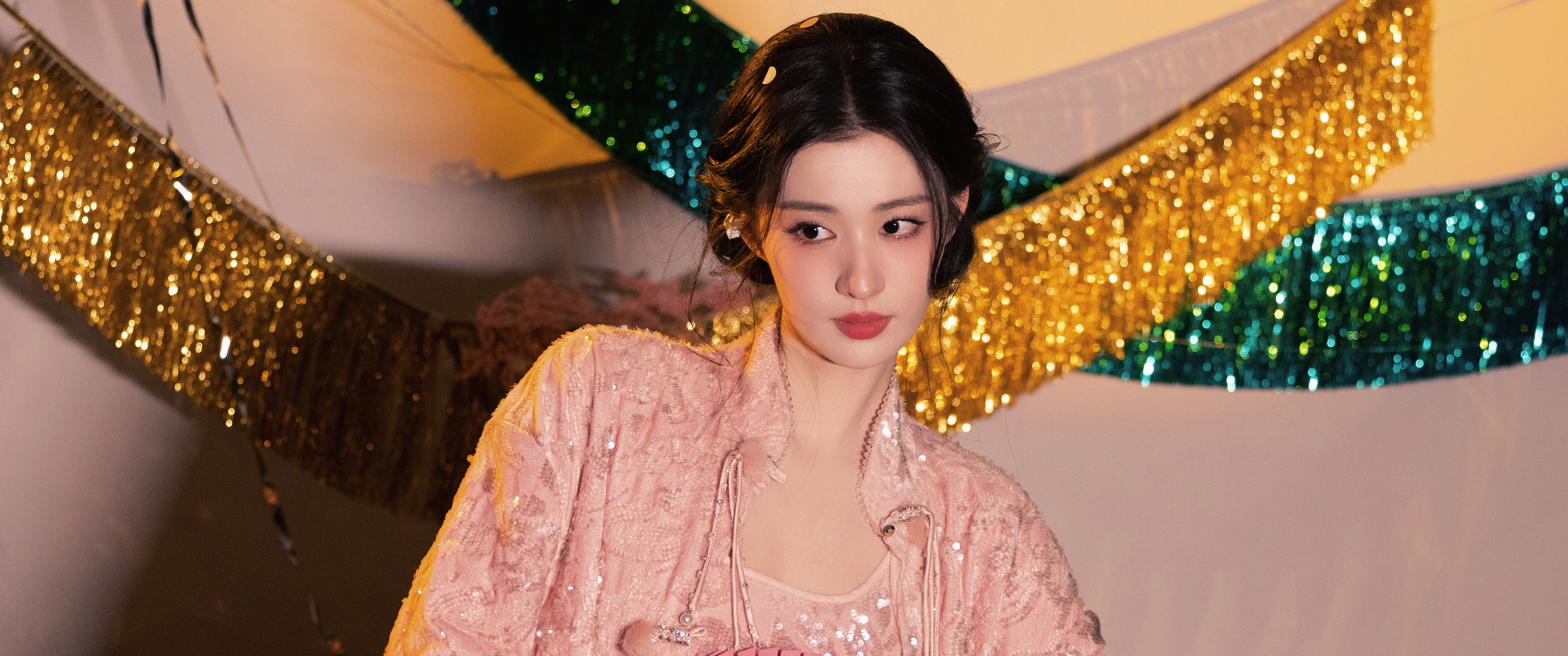 精选蛇年 美女 王楚然 带鱼屏2K 壁纸 3440×1440