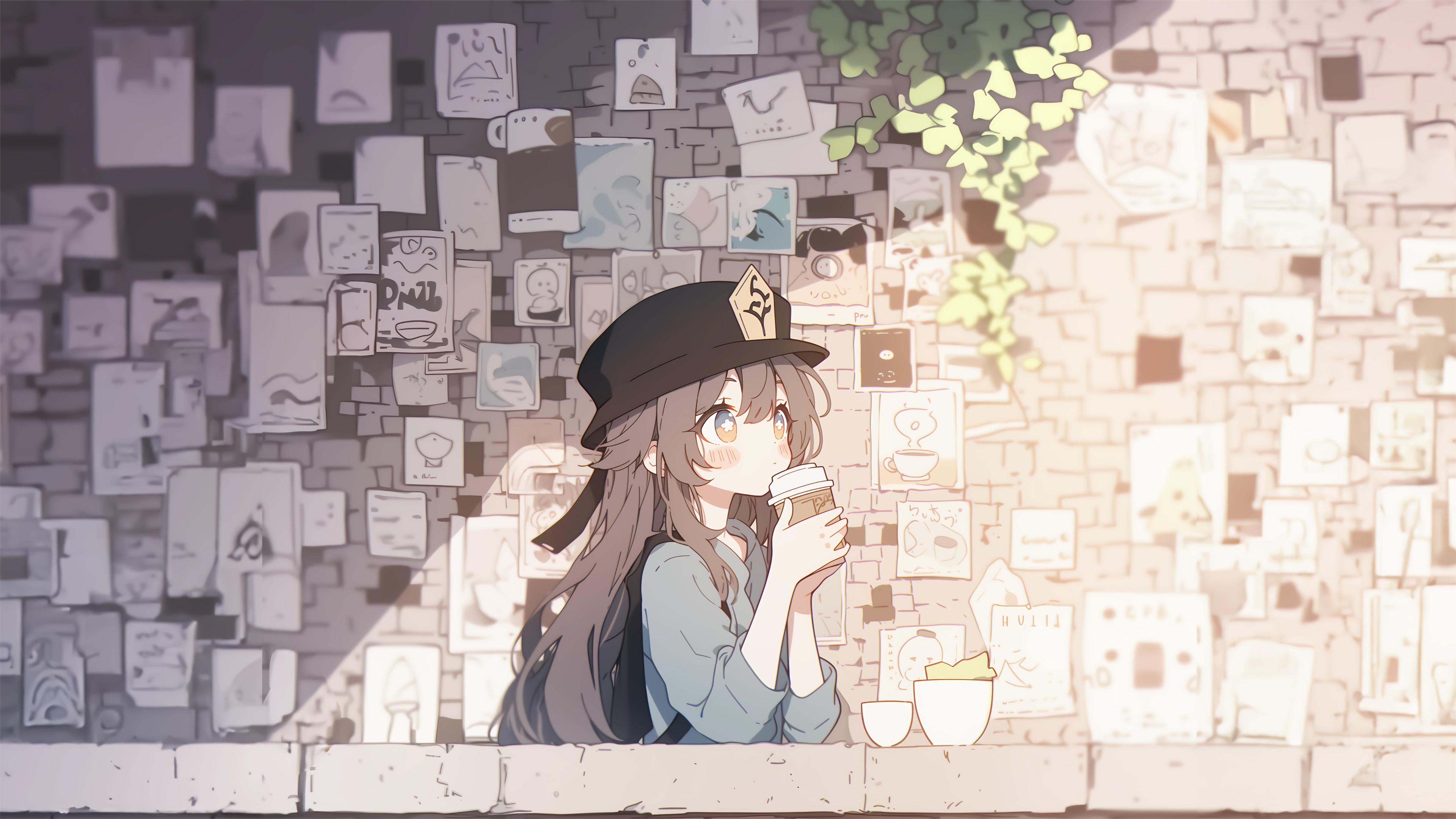 绝美原神 胡桃 照片墙 相片墙 手机壁纸 3840×2160