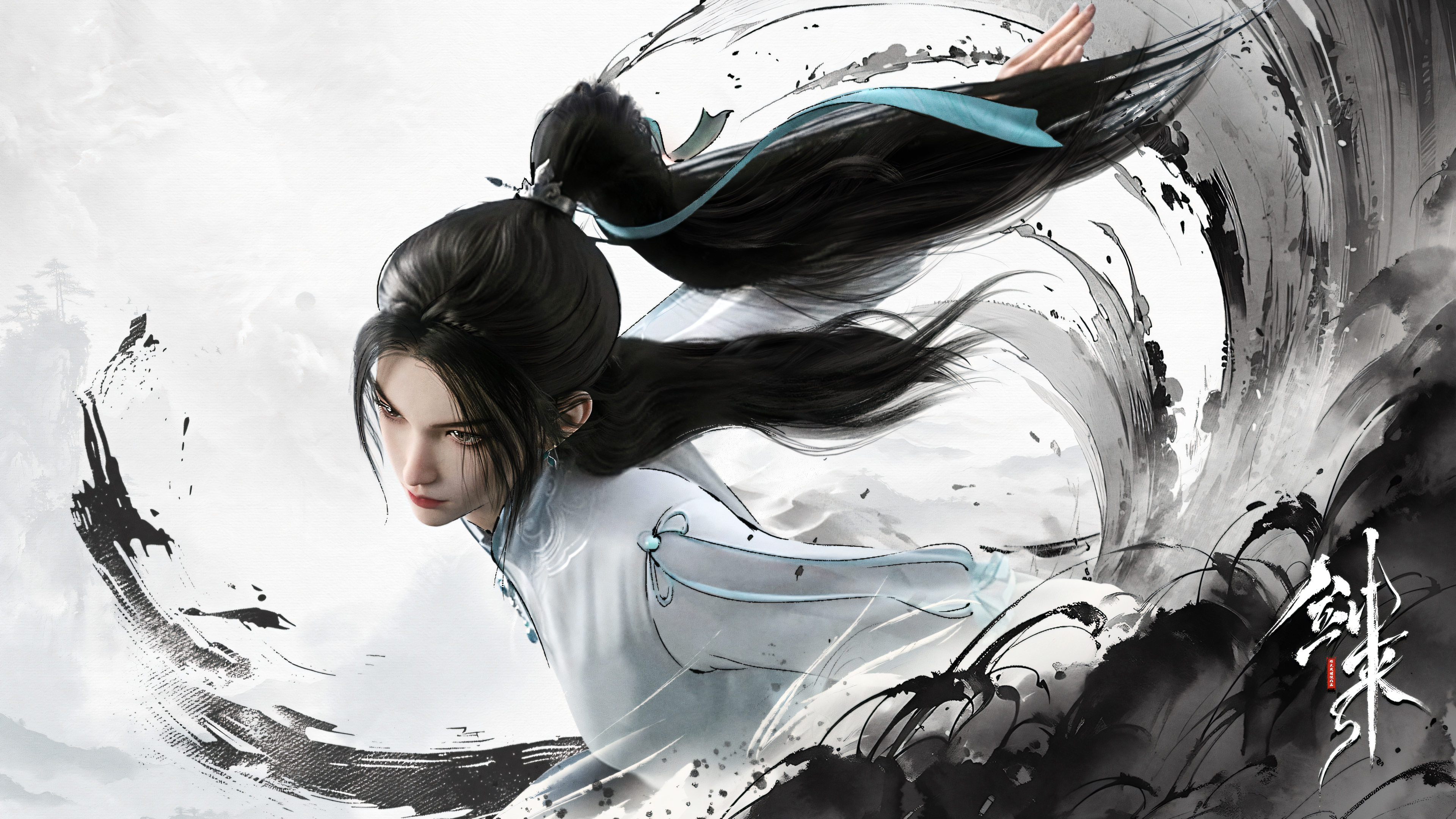 超清国风 剑来 男生 男人 动画 桌面壁纸 3840×2160