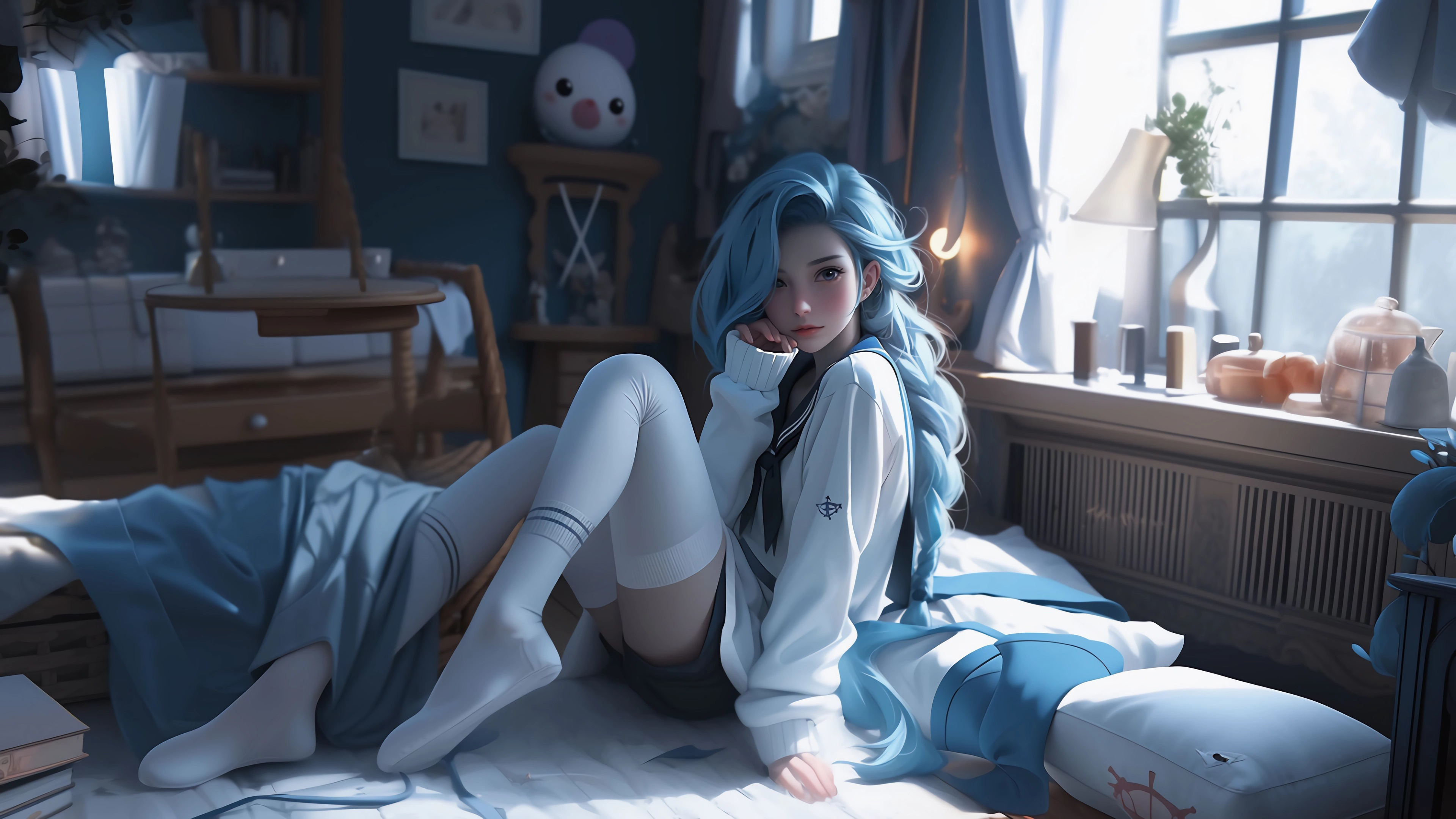 房间 金克丝 4K 动漫 4K高清壁纸 3840×2160