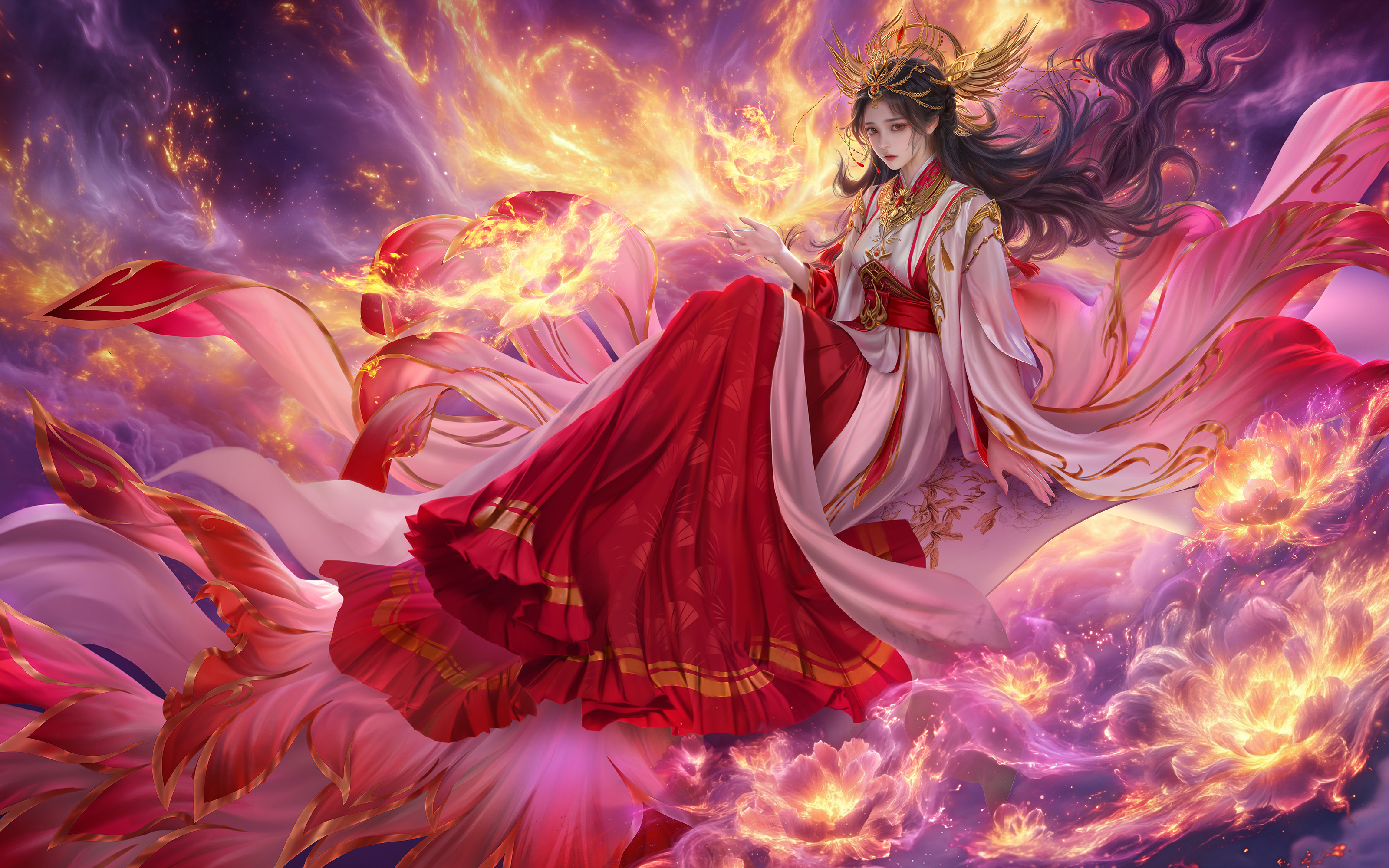 经典火灵儿完美世界 2K 桌面壁纸 3200×2000