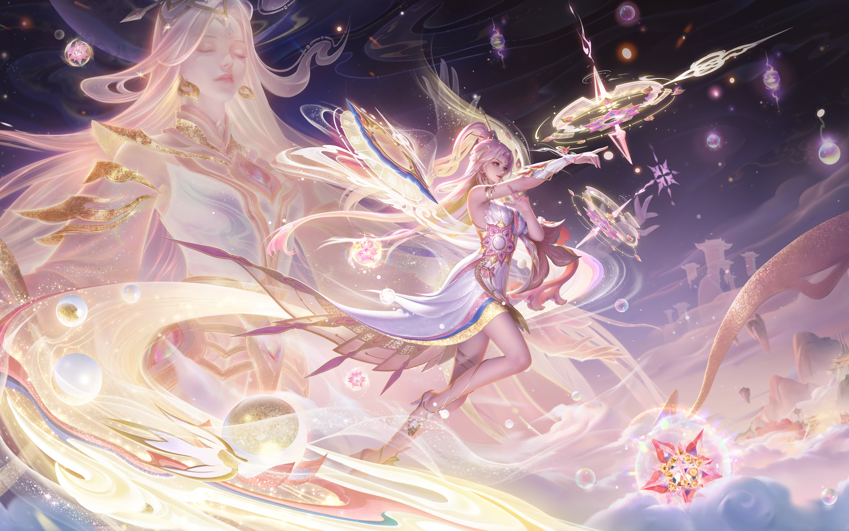 精选王者荣耀 虞姬 蛇年 愿照岁时 游戏 2K 壁纸 2880×1800