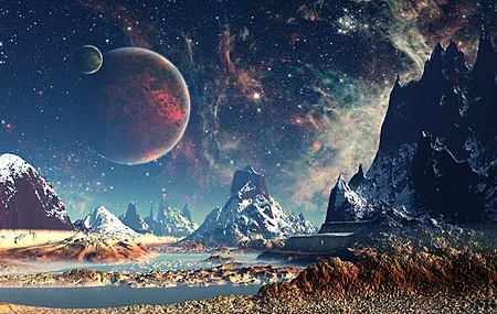唯美太空 行星 风景 科幻 电脑 壁纸 3840×2160