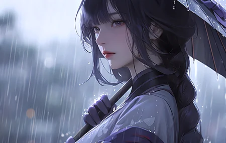 热门辫子 长发 动漫 动漫女孩 艺术 原神 雷电将军 高清壁纸 3840×2160