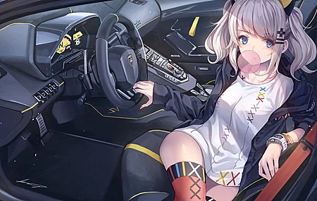 卡古亚露娜 蓝眼睛 动漫 动漫女孩 AI艺术 肖像 壁纸 3840×2160