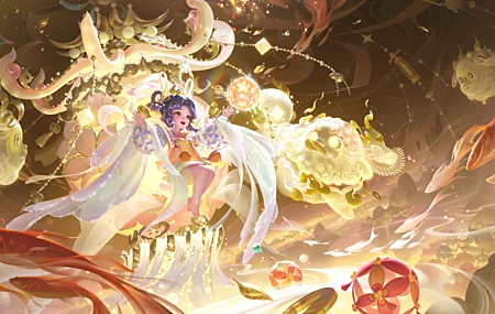 高清蔡文姬 蛇 年 福禄 王者荣耀 8K 无水印壁纸 8078×4089