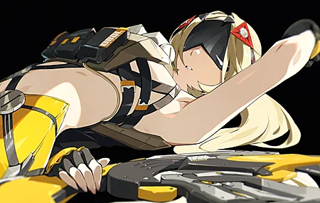 Zenless Zone Zero 动漫 女孩 枪 蒙眼 壁纸 6224×2200