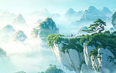热门哪吒 魔童闹海 唯美 风景 壁纸 3840×2160