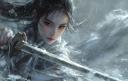 绝美永劫无间 顾清寒 长剑 长发 仙侠 手机壁纸 3840×2160