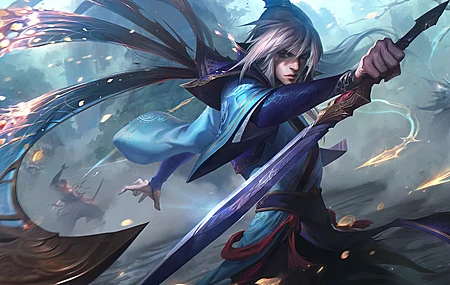 唯美魔爪 战士 英雄联盟 壁纸 7680×4320