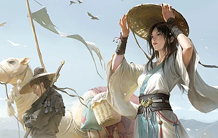 服装 衣服 插图 彩色 动漫 影视 节目 古装 古风 壁纸 4320×2160