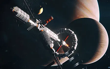 太空 宇宙 飞船 行星 图形 科幻 未来 电脑 壁纸 3840×2160