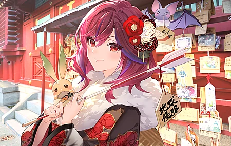 抽象 彩色 形状 三角形 橙色 电脑 壁纸 5120×2880