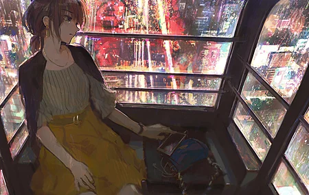 高清艺术 头发 动漫 女孩 AI艺术 肖像 神枪手 雪人 可爱 萝莉 电脑 桌面壁纸 5144×3267