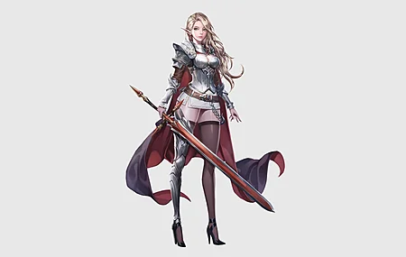 幻想 女孩 动漫 简单背景 剑 武器 幻想艺术 电脑 4K壁纸 5800×2940