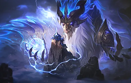 风暴 巨龙 英雄联盟 游戏 艺术 奇幻艺术 英雄 LOL 电脑 无水印壁纸 3840×2160