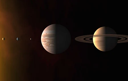 热门行星 空间 太阳系 太阳 宇宙 星球 电脑 无水印壁纸 7680×2160