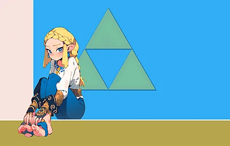 蓝眼睛 短发 金发 辫子 大腿 站立 女学生 艺术 动漫女孩 校服 围巾 电脑 壁纸 3840×2160