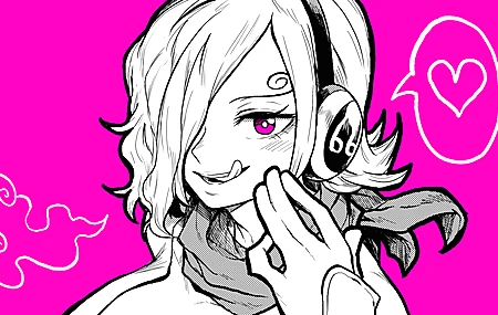 紫色 绘画 艺术 手绘 女孩 电脑 4K高清壁纸 3840×2160