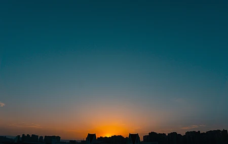 高清自然 云彩 夜晚 日落 晚霞 剪影 天空 电脑 壁纸 4000×2251