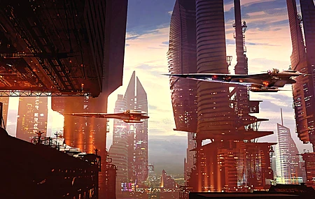 热门科幻 AI艺术 概念艺术 艺术 未来 幻想艺术 网络 城市 景观 电脑 高清壁纸 3840×2160