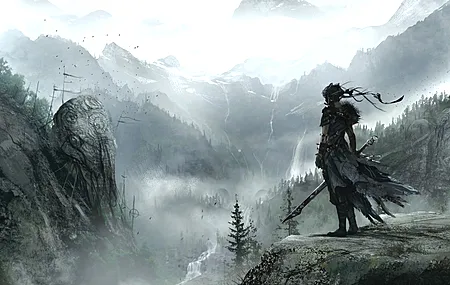 女人 奇幻女孩 游戏CG 游戏 风景 奇幻艺术 女孩 电脑 4K高清壁纸 3840×2160