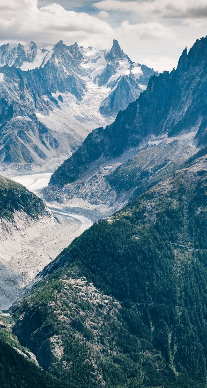 热门自然 山脉 风景 树木 天空 云 雪 手机 桌面壁纸 6615×7898