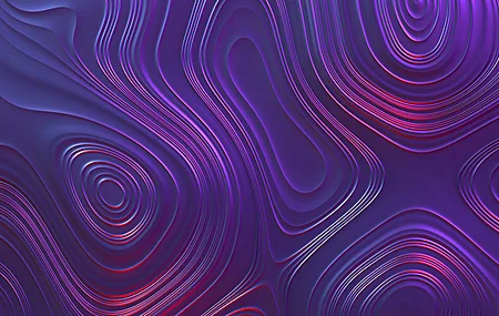 抽象 波浪线 漩涡 形状 AI艺术 紫色 纯色 电脑 4K高清壁纸 3840×2160