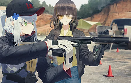 少女前线 拉迪克 马尾辫 绿色眼睛 黑发 辫子 微笑 动漫 动漫女孩 数码艺术 电脑 壁纸 3840×2400