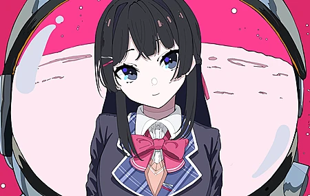 女学生 宇航员 虚拟 三次 动漫女孩 津野光男 宇航服 校服 无水印壁纸 5787×4093