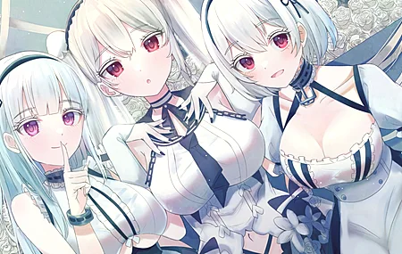女性三人组 蔚蓝巷 动漫 天狼星 4K高清壁纸 4096×2542