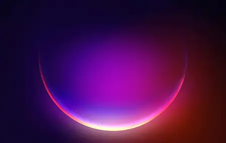 霓虹灯 极简主义 微软 壁纸 6000×3750