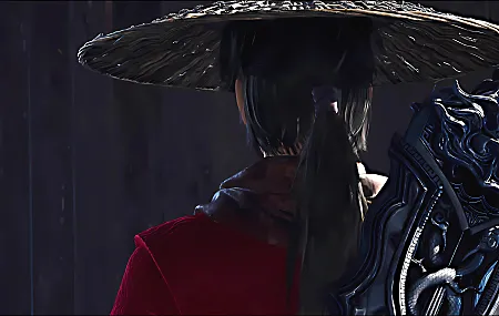 绝美马尾辫 龙泉 帽子 剑 截图 背影 侠客 无水印壁纸 16000×6677